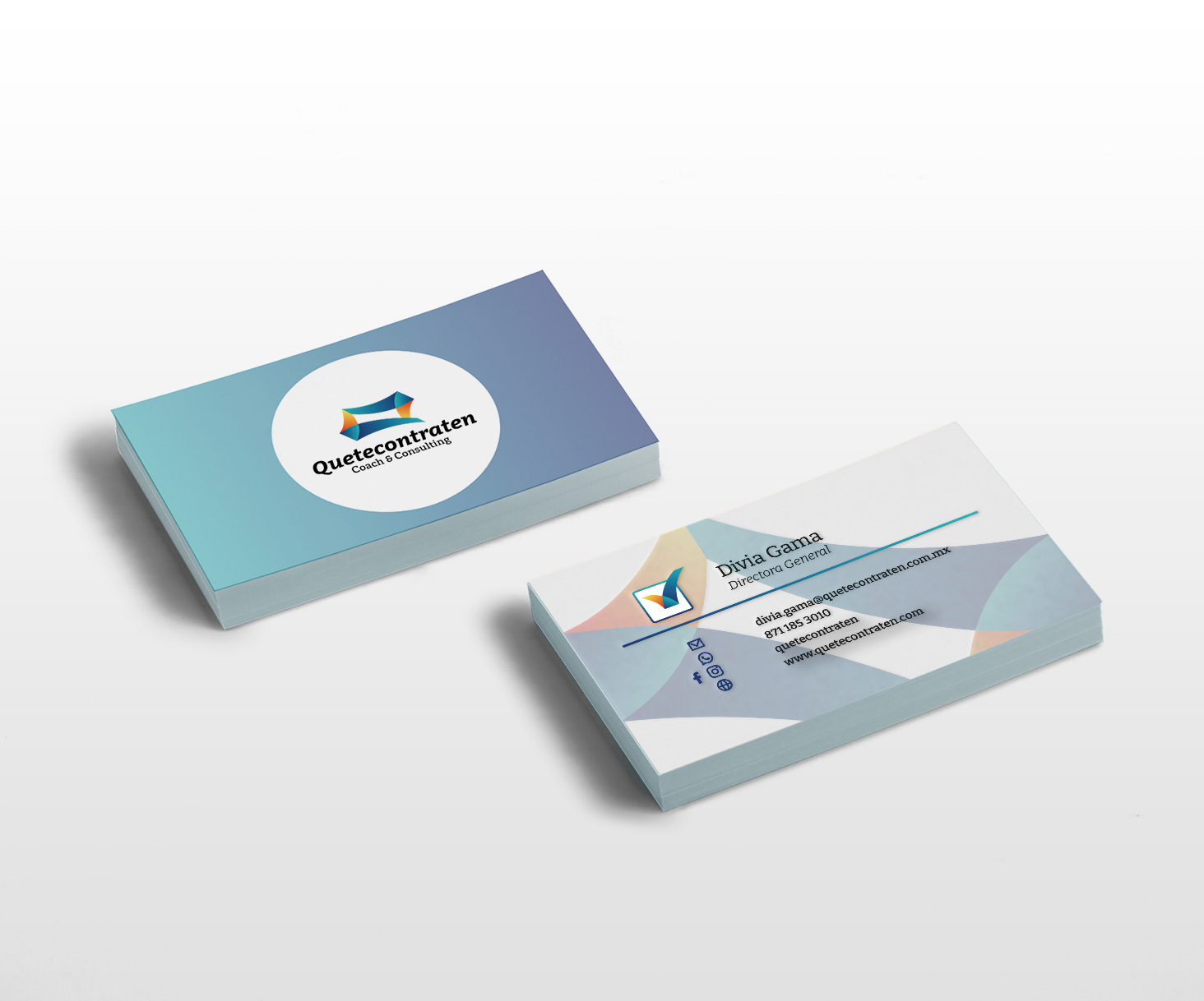 Tarjetas de presentación Quetecontraten
